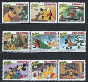 ANTIGUA SC# REDONDA MICHEL #81-9 FVF/MNH 1981