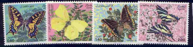 Algeria 668-71 MNH Butterflies