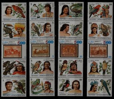 Cuba 2966-85 MNH Indians/Birds SCV11.25