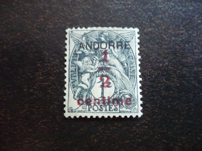 Stamps - Andorra - Scott# P1 - Mint Hinged Set of 1 Stamp