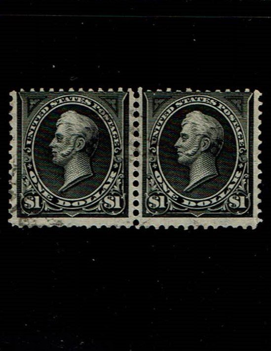 Scott #276-276A Fine-used. SCV - $2,600.00