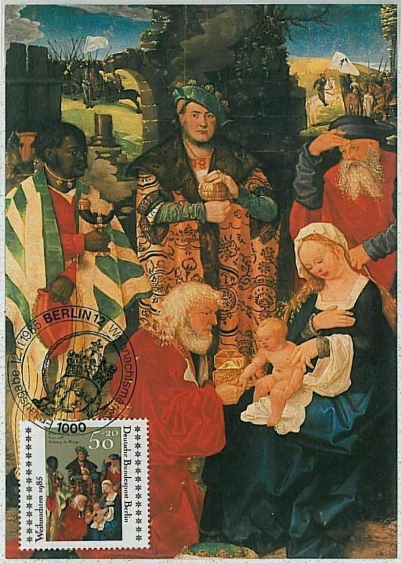 37269 - GERMANY - MAXIMUM CARD - Art RELIGION - CHRISTMAS - 1985-