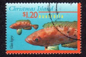 Christmas Islands 387 - Used - Glass Bigeye Fish (cv $2.75)