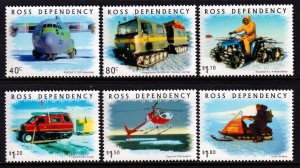 Ross Dependency 2000 Antarctic Transportation Complete Mint MNH Set SC L61-L66