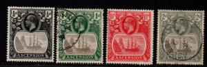 $Ascension Sc#10-13 used-M/H, part set, 11,13 used, Cv. $46.75