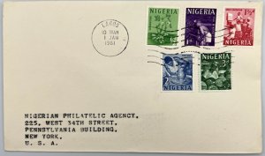 Nigeria 1961 FDC Sc 101-105 Nigerian Philatelic Agency First Day Cover