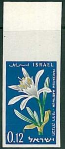 NATURE \ FLOWERS : ISRAEL -  IMPERF STAMP 1960