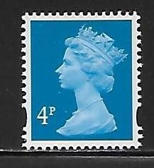 Great Britain MH247 s.g. y1669 4p Machin MNH