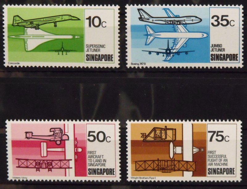 11086   Singapore   MH # 312, 313, 314, 315                     CV$ 6.10