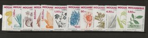 MOZAMBIQUE Sc 757-68 NH issue of 1981 - FLOWERS