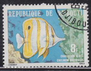 Djibouti 482 Chaetodon 1978