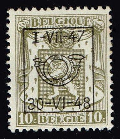 Belgium #267 Coat of Arms; Used Precancel (0.25)