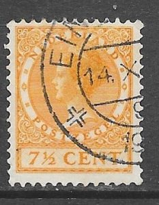 Netherlands 149: 7.5c Queen Wilhelmina, used, F-VF