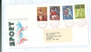 Great Britain 924-27 1980 Sports FDC