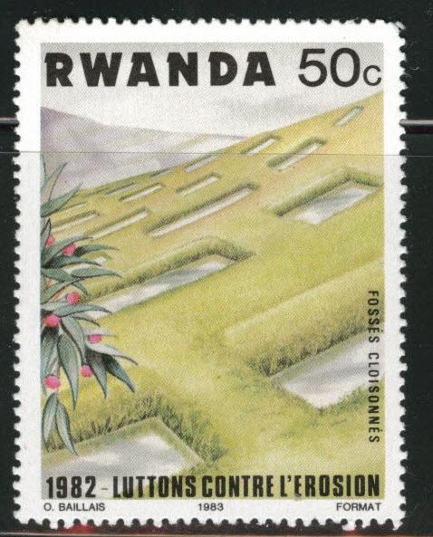 RWANDA Scott 1142 MNH** stamp 1982