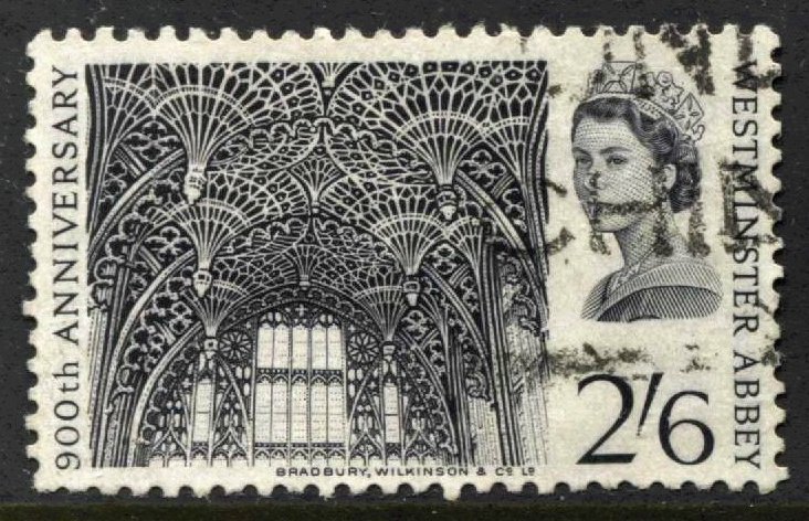 STAMP STATION PERTH Great Britain #453 QEII Westminster Abbey Used