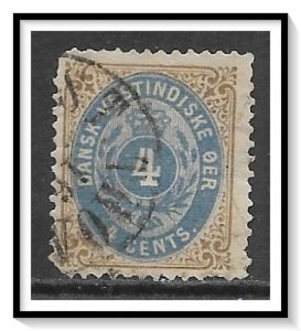 Danish West Indies #19 Numeral Used