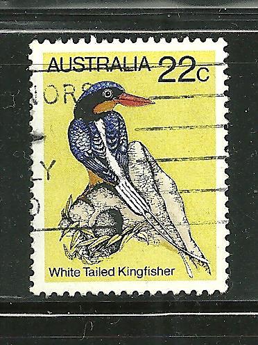 Australia 733 Postally used White Tailed Kingfisher