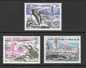 St. Pierre & Miquelon Scott #443-5  Mint NH  Scott CV $17.00