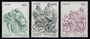 Vatican City Scott 715-717 Mint never hinged.