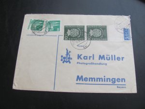 GERMANY  1950 BACH PAIR ON COVER   VERY NICE (155)