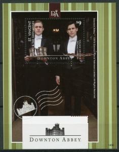 St Vincent & Grenadines 2014 MNH Downton Abbey Mason 1v S/S TV Series Stamps 