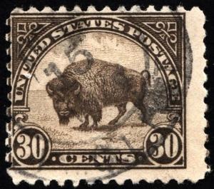 SC#569 30¢ Buffalo (1923) Used