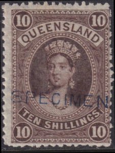 Australia - Queensland 1882-1885 SC 77 MLH Specimen 