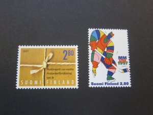 Finland 1997 Sc 1034-35 set MNH