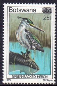 Botswana - 1981 Birds Surcharges 25t MNH** SG 497