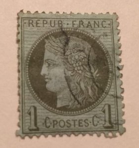 France Scott 50 Used F 1870-73