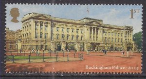 GB 2014 QE2 1st Buckingham Palace 1862 London SG 3589 Umm ( F609 )