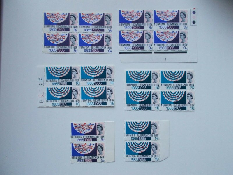 GB Wholesale Offer 1965 I.T.U. (SG 683-84) x 10 Sets U/M & with FREE p&p Cat £18