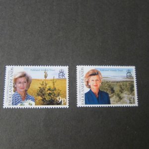 Falkland Islands 2000 Sc 756-757 Famous person set of 2 MNH