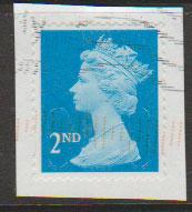 GB QE II Machin SG U2961 - 2nd brt blue - M14L - Source  B