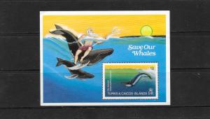 WHALE - TURKS & CAICOS #572  MNH