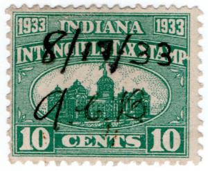 (I.B) US Revenue : Intangible Tax 10c (Indiana)