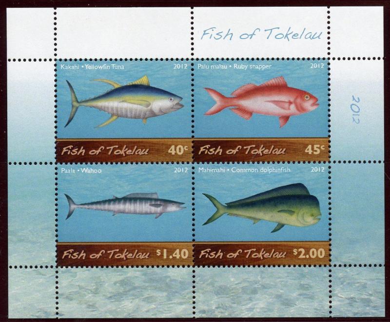 TOKELAU SELECTION OF 2012  ISSUES  MINT NH  AS SHOWN 