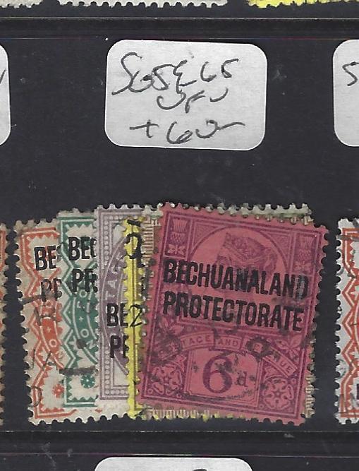 BECHUANALAND (P1910B)  QV  ON GB  SET   SG 59-65   VFU