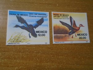 Mexico  #  1346-47  MNH   Birds