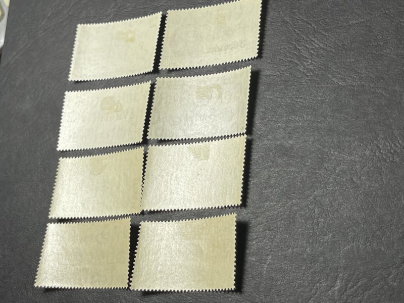 OMAN # 27-34--MINT/HINGED-------2 COMPLETE SETS-------1948-49