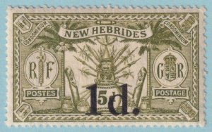 BRITISH NEW HEBRIDES 26  MINT HINGED OG * NO FAULTS VERY FINE! - JHD