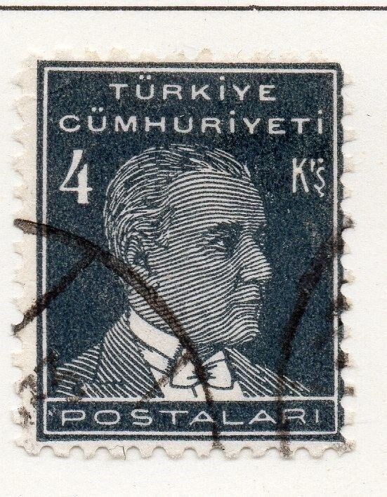 Turkey 1931-33 Early Issue Fine Used 4k. 076865