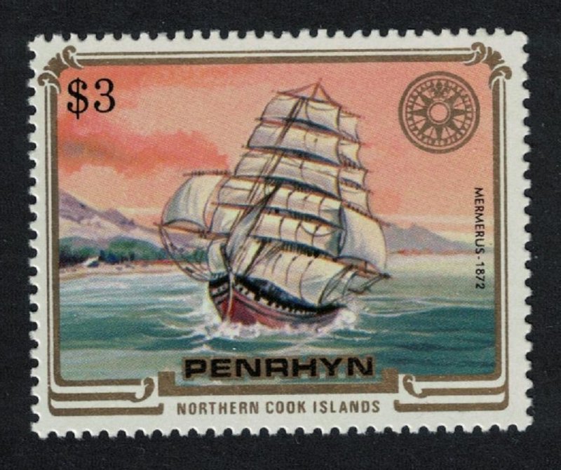 Penrhyn 'Mermerus' Ship $3 1984 MNH SC#284 SG#353