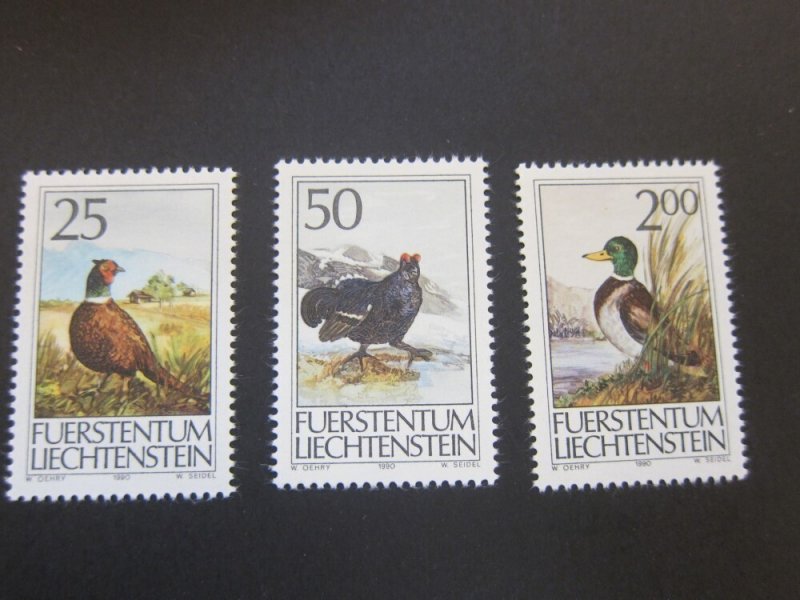 Liechtenstein 1990 945-47 set MNH