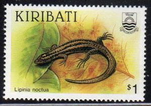 Kiribati 494 - Mint-NH - Lipinia noctua (Lizard) (cv $1.50)