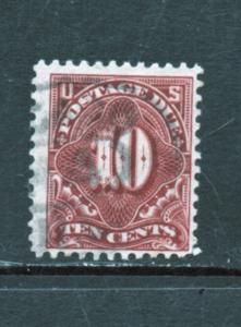 Scott # J65   10  Cent   USED  SINGLE  Perf  11