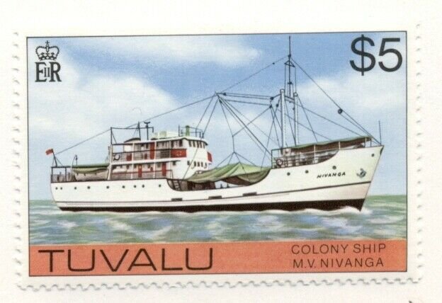 TUVALU #37, Mint Never Hinged, Scott $40.00