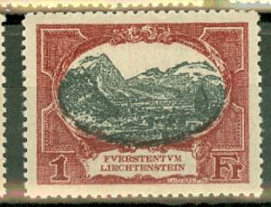 Liechtenstein 69 mint CV $55