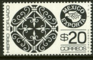 MEXICO EXPORTA 1127, $20P. WROUGHT IRON, PAPER 1. MINT, NH. VF.